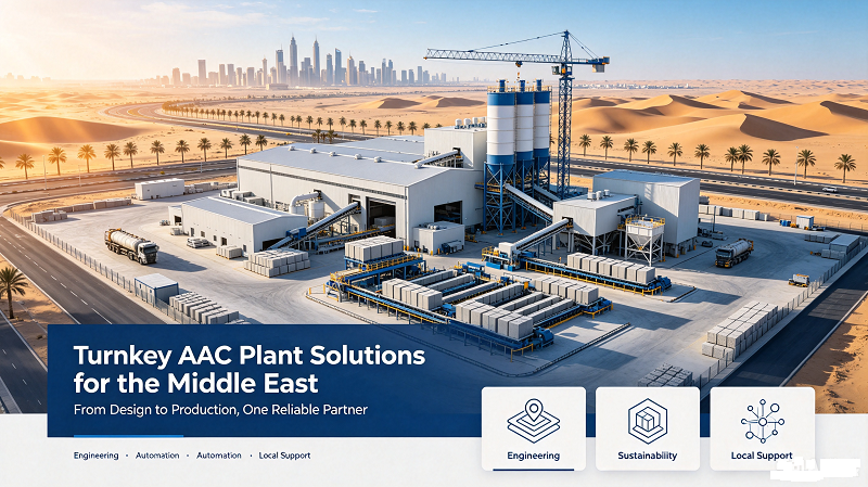 Turnkey AAC Plant Solutions for the Middle East: What to Look for in a Supplier