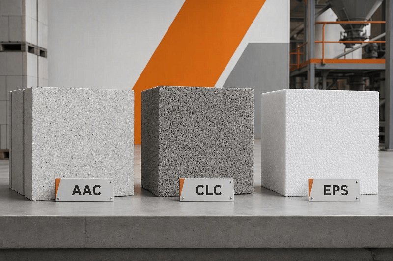 Compare AAC, CLC, and EPS lightweight blocks Compare AAC, CLC, and EPS lightweight blocks